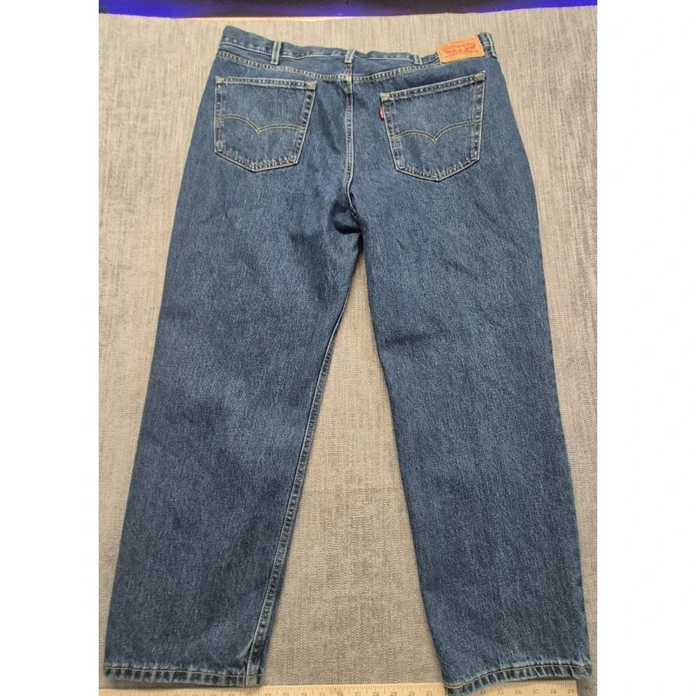 Levi's 550 men's denim blue jeans 42x30 Cotton medium wash classic western ranch